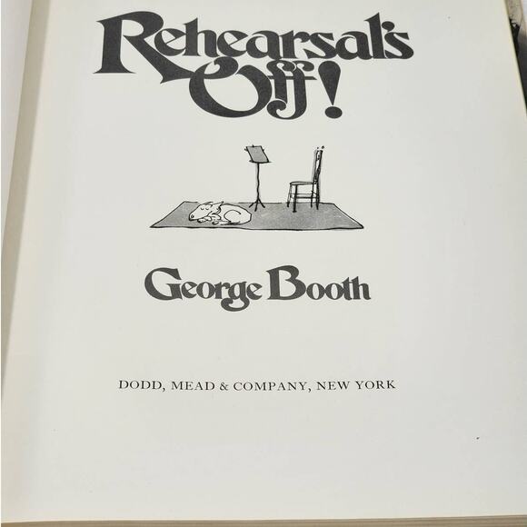 Rehearsals Off By George Booth Cartoonist Comic Strip Book Vintage 1976 - Picture 13 of 14